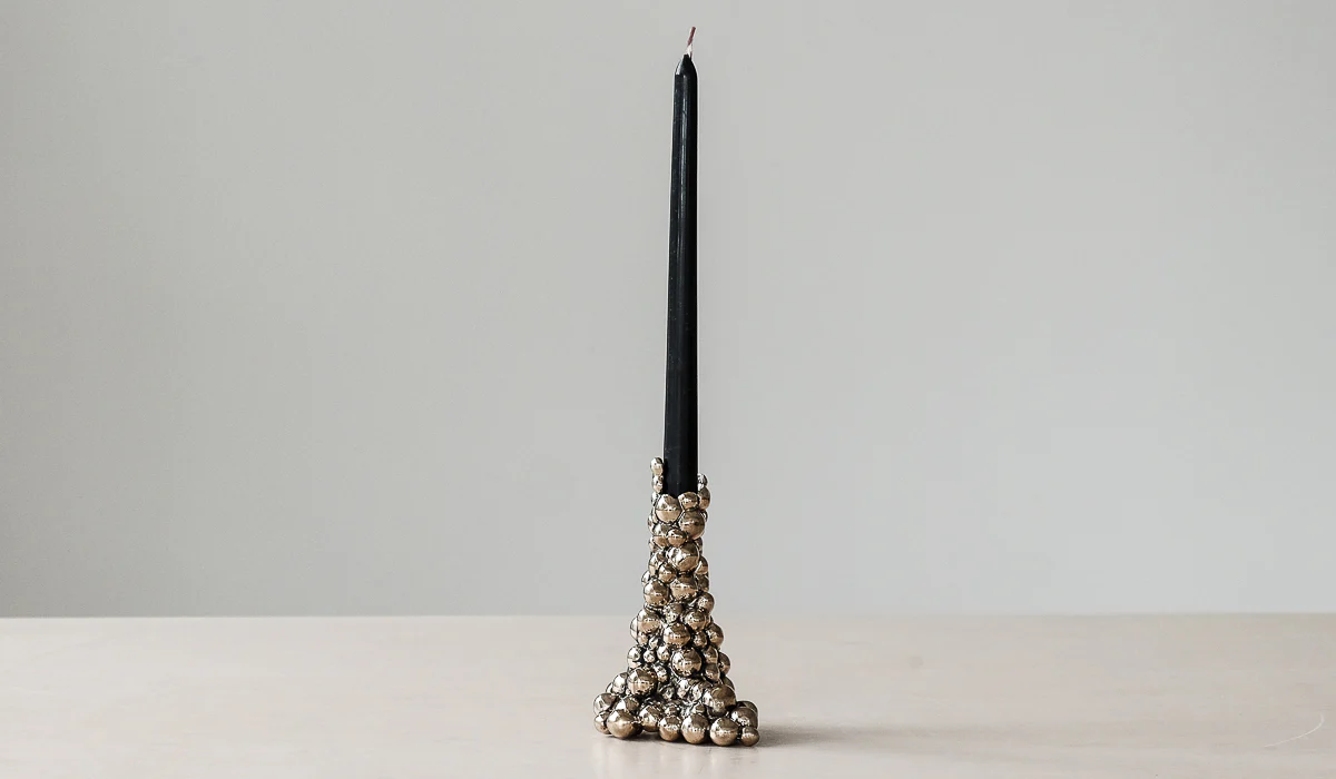 Aesa Tall Taper Candle Holder - Image 2