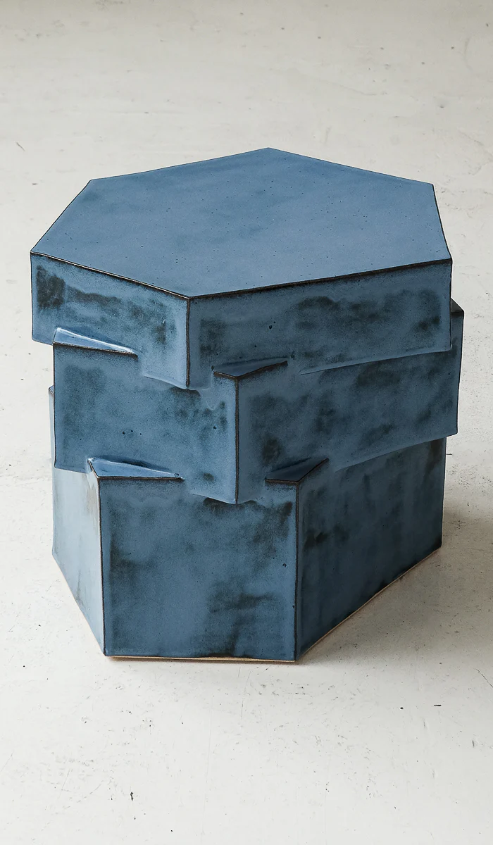 B Zippy Triple Tier Hex Side Table - Image 8