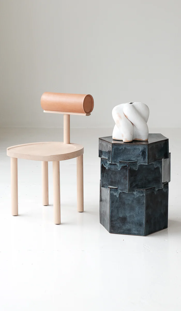 B Zippy XL Tall Triple Tier Hex Side Table - Image 3