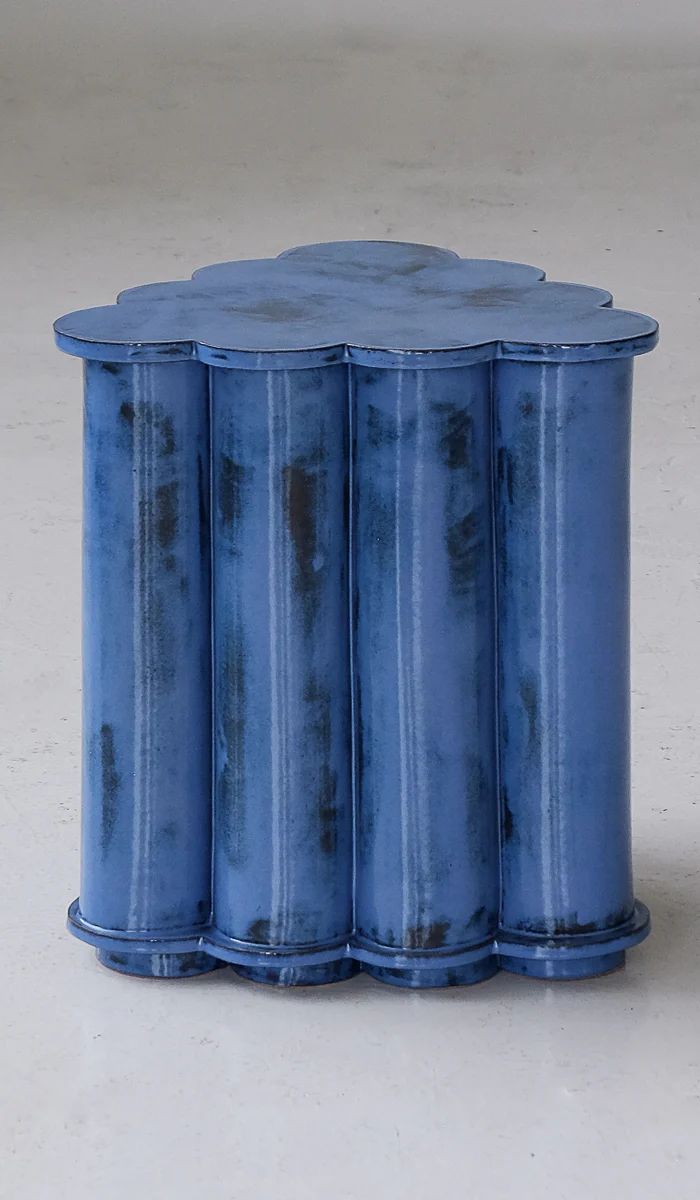 B Zippy Single Tier Ruffle Side Table - Image 11
