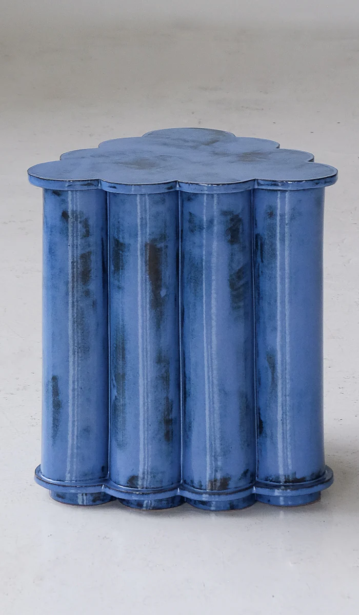 B Zippy Single Tier Ruffle Side Table - Image 12