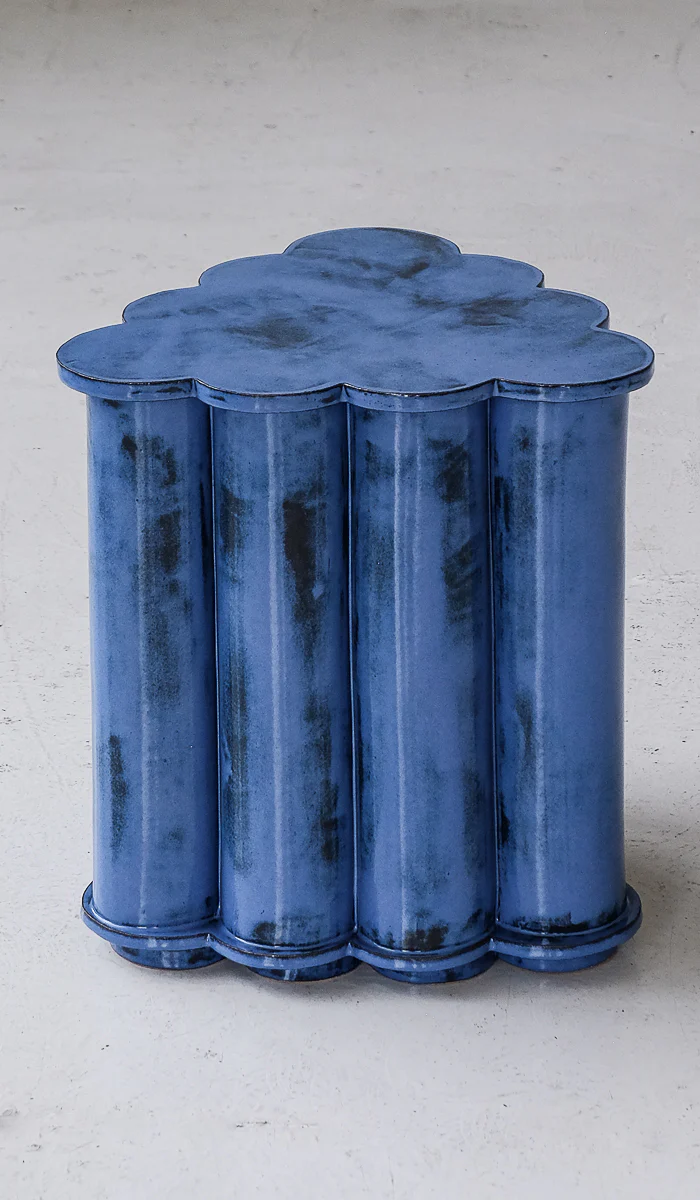 B Zippy Single Tier Ruffle Side Table - Image 3