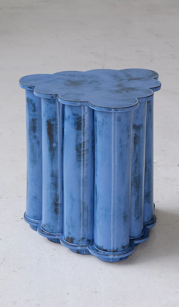 B Zippy Single Tier Ruffle Side Table - Image 6