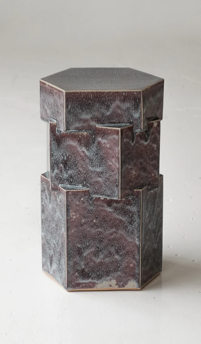 B Zippy Tall Triple Tier Hex Side Table - Image 11