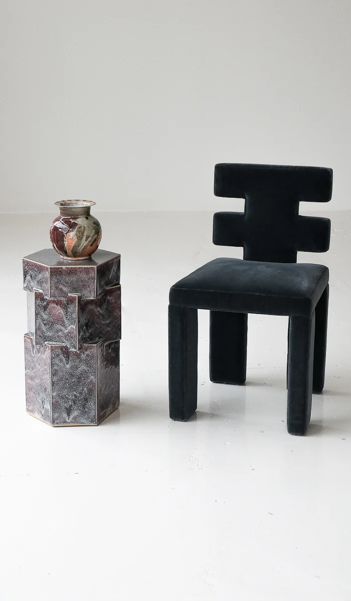 B Zippy Tall Triple Tier Hex Side Table - Image 3