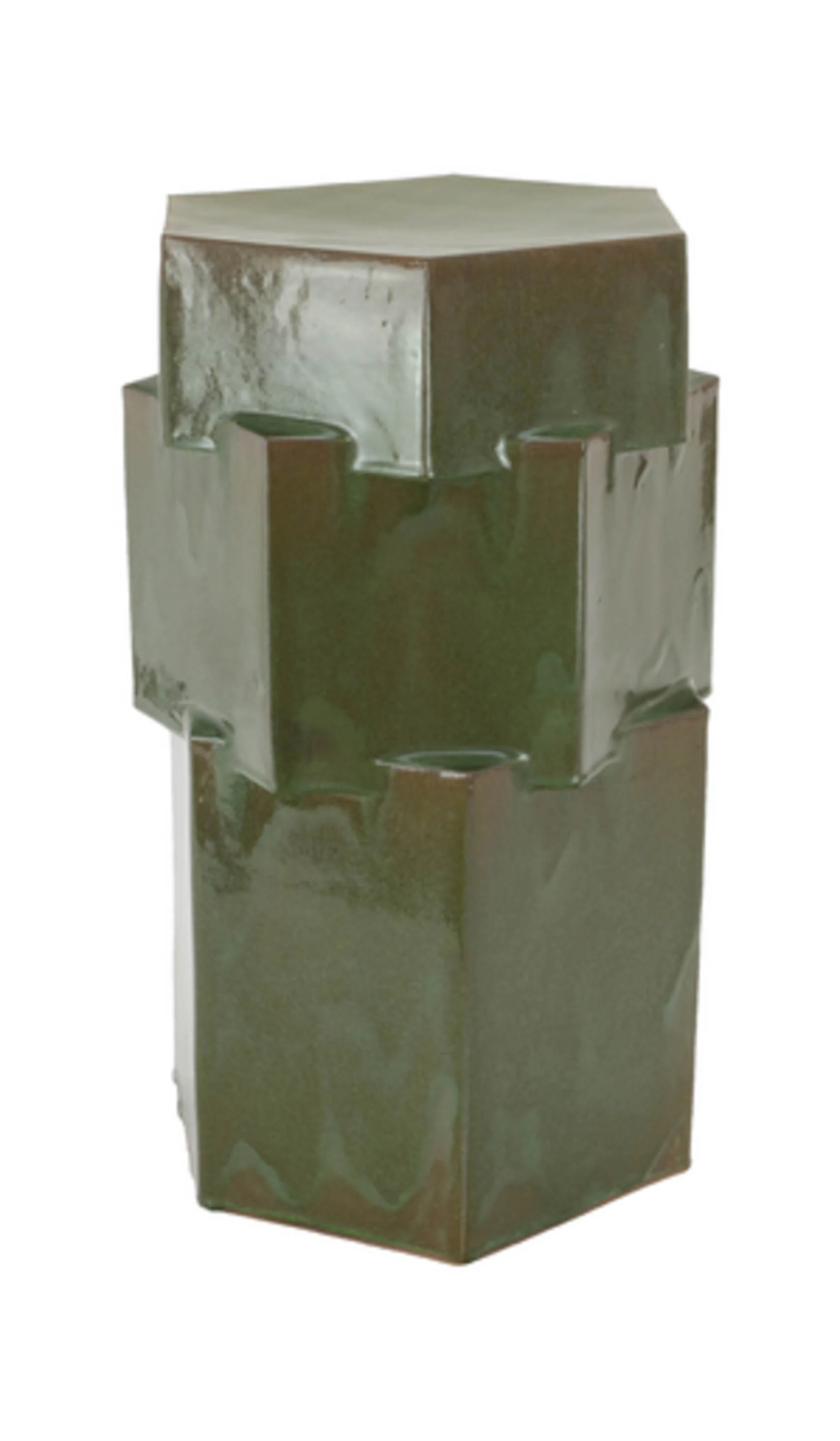 B Zippy Tall Triple Tier Hex Side Table - Image 16