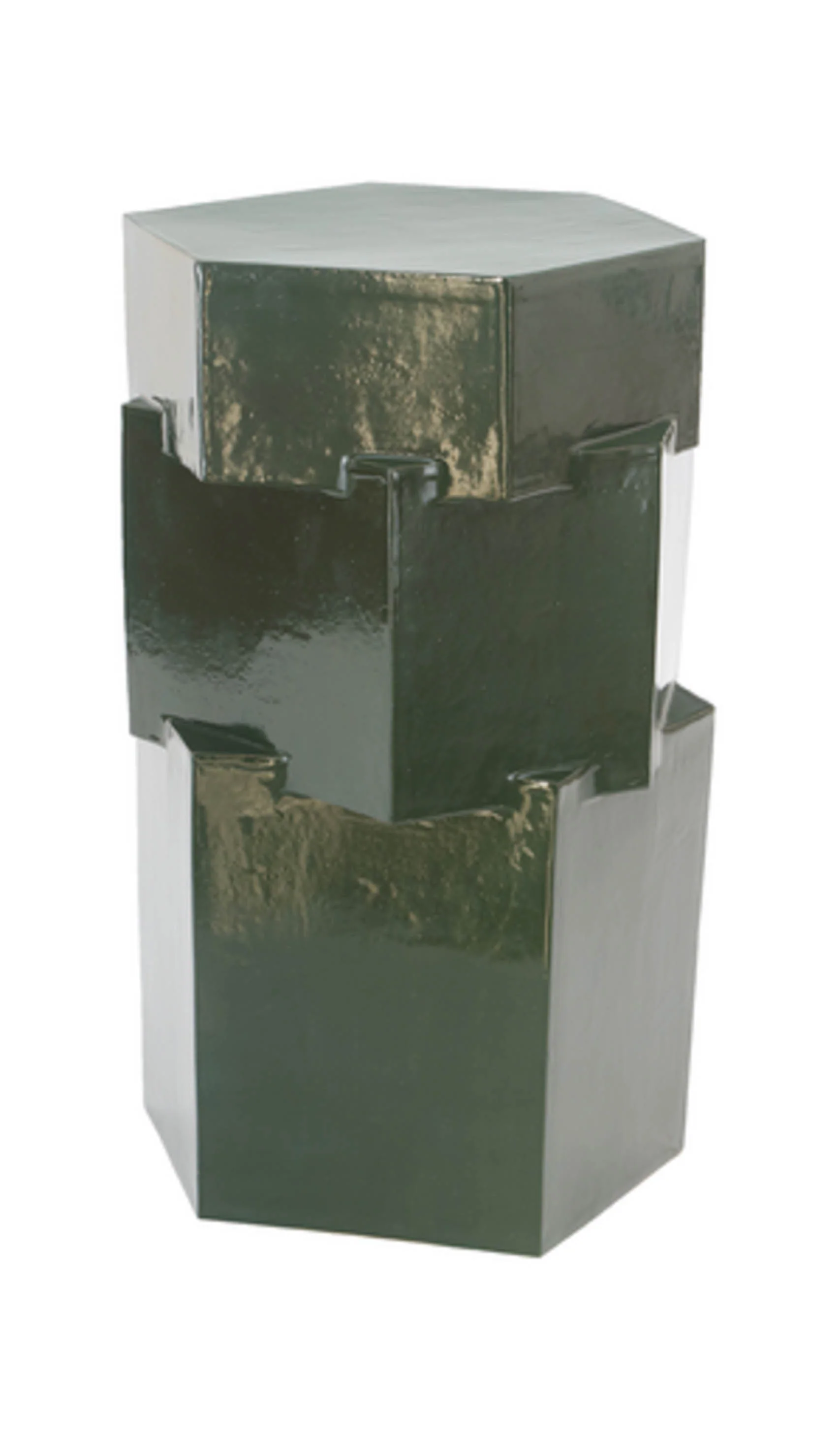 B Zippy Tall Triple Tier Hex Side Table - Image 17