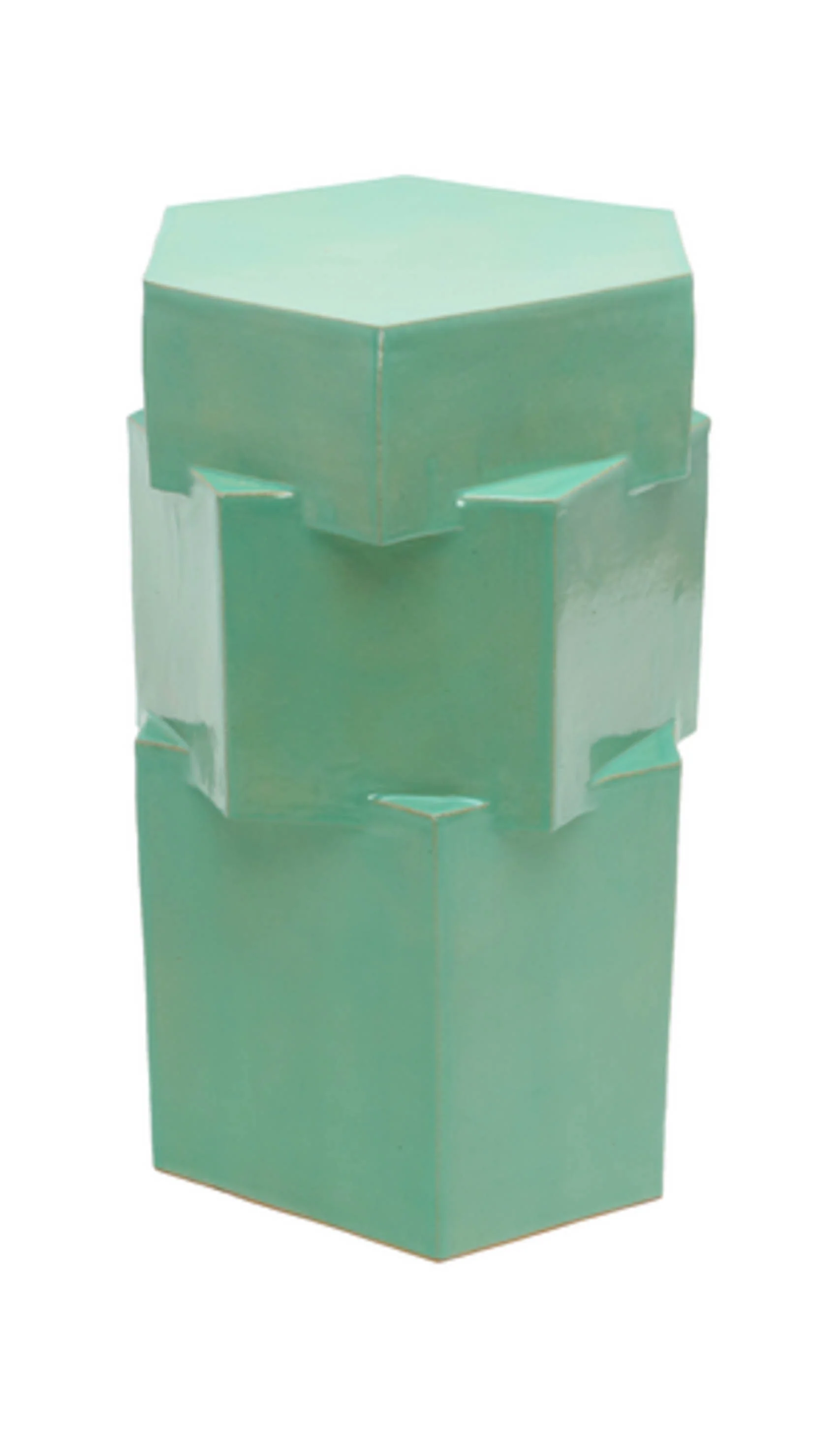 B Zippy Tall Triple Tier Hex Side Table - Image 20