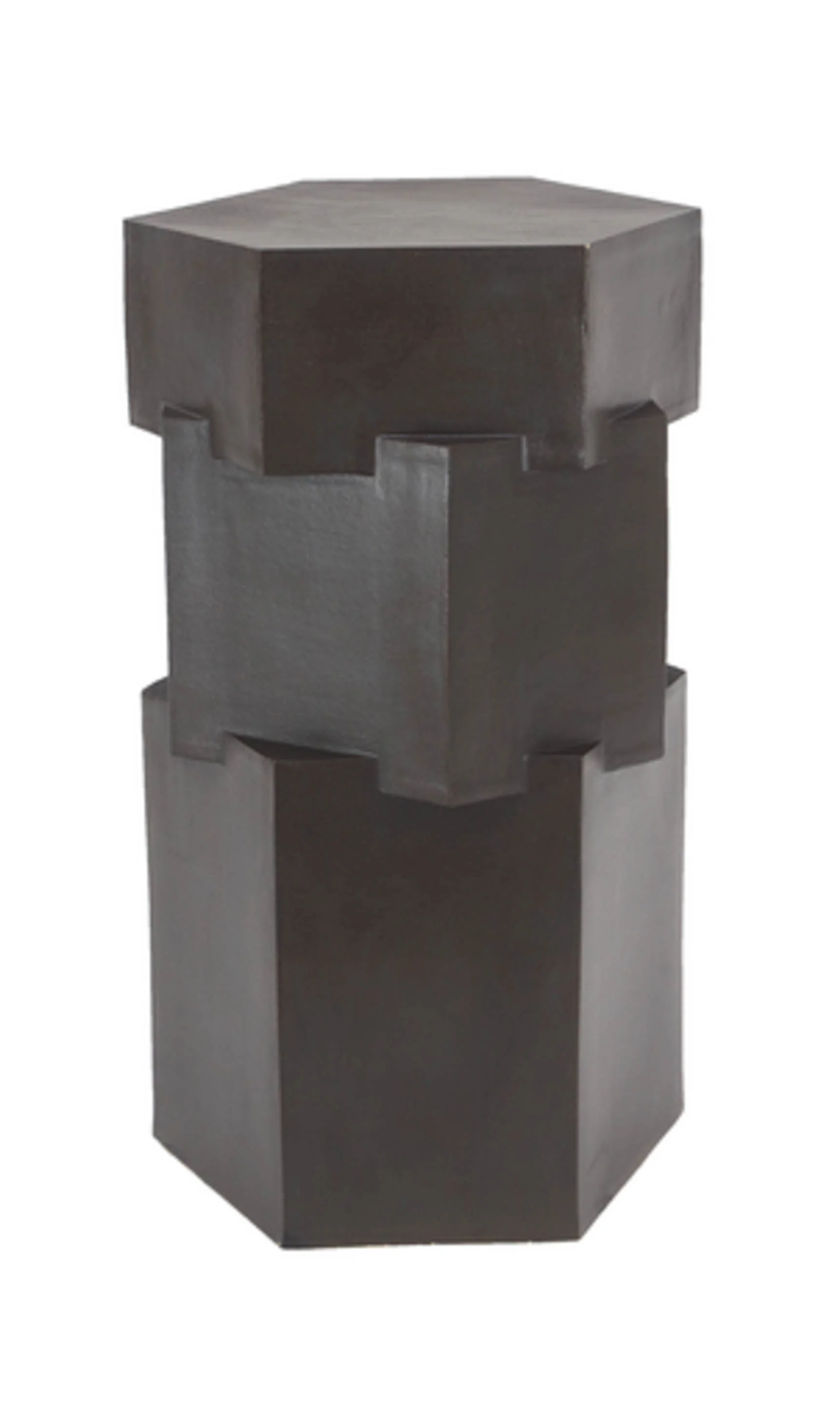 B Zippy Tall Triple Tier Hex Side Table - Image 22