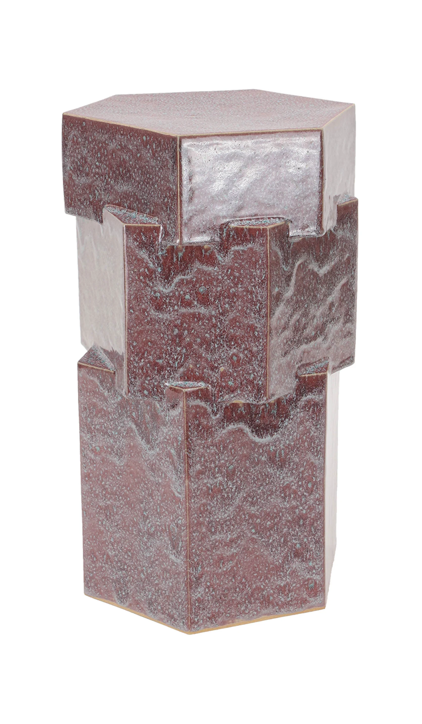 B Zippy Tall Triple Tier Hex Side Table - Image 27
