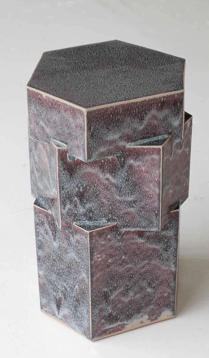 B Zippy Tall Triple Tier Hex Side Table - Image 13