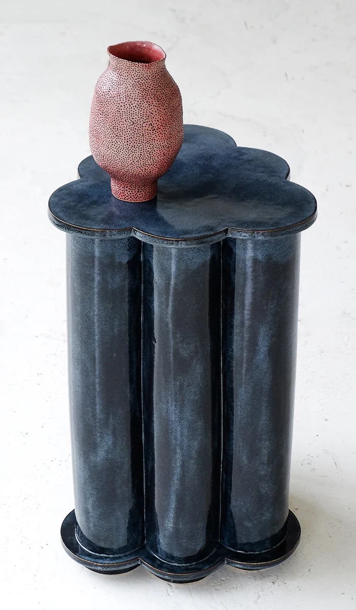B Zippy Tall Ruffle Side Table - Image 17