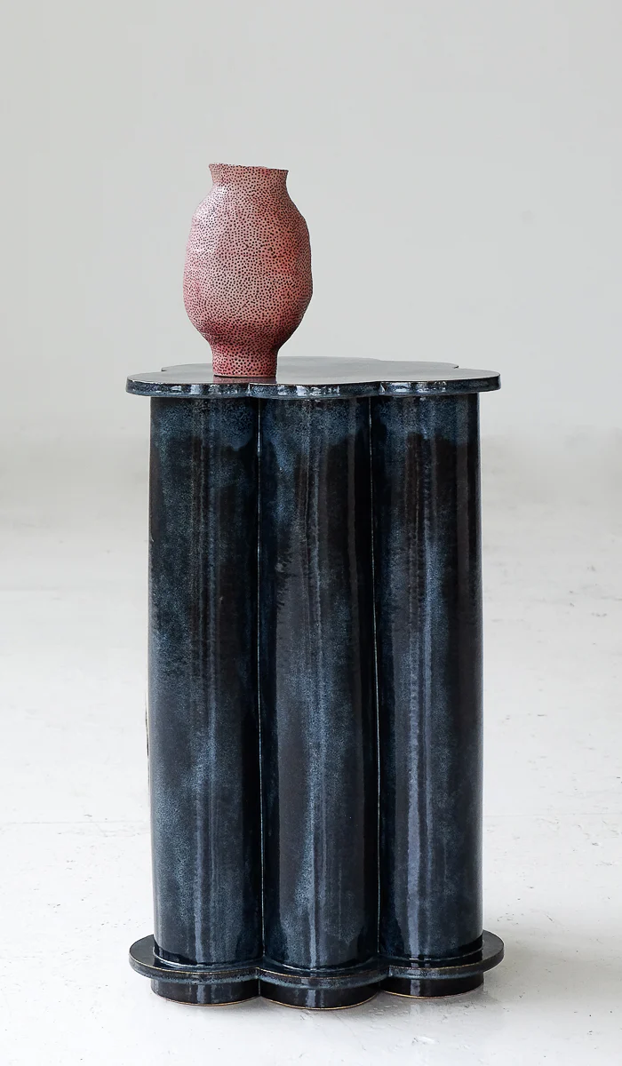 B Zippy Tall Ruffle Side Table - Image 3