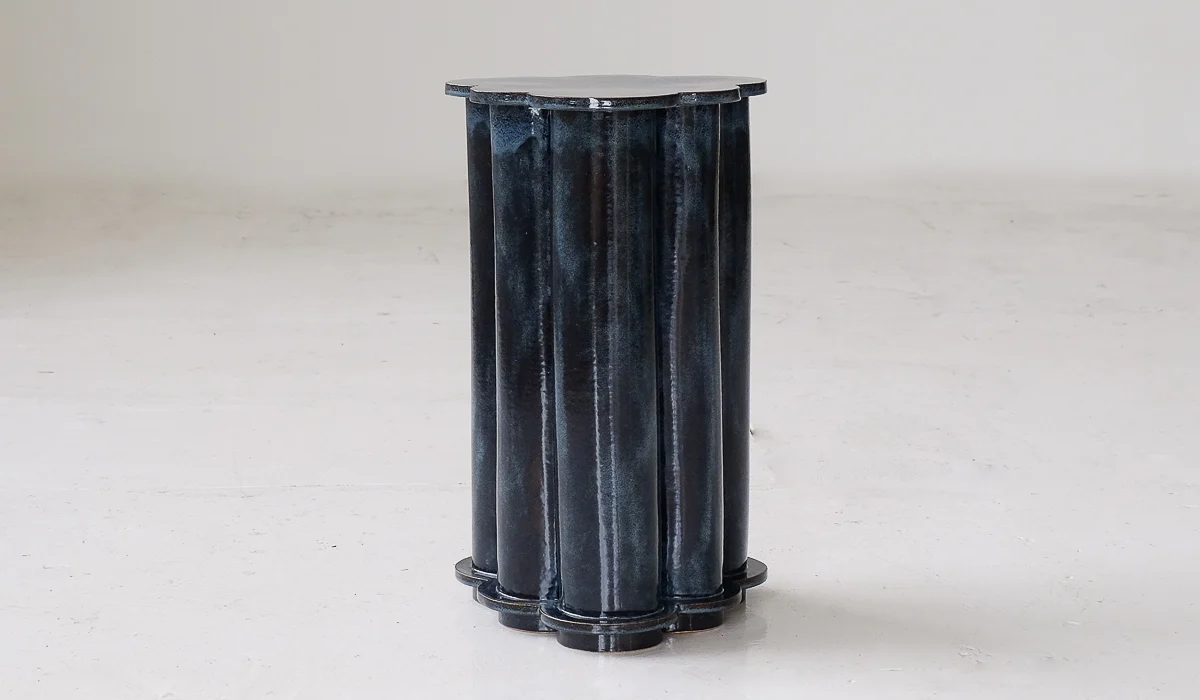 B Zippy Tall Ruffle Side Table - Image 4