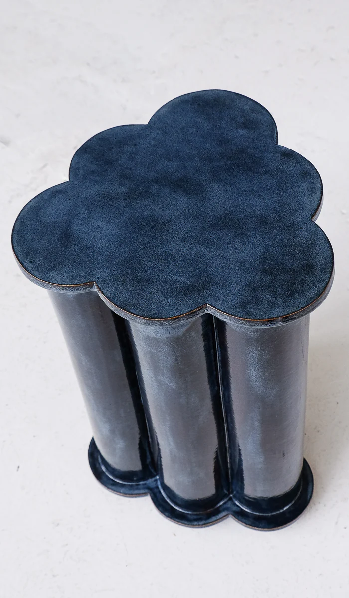 B Zippy Tall Ruffle Side Table - Image 5