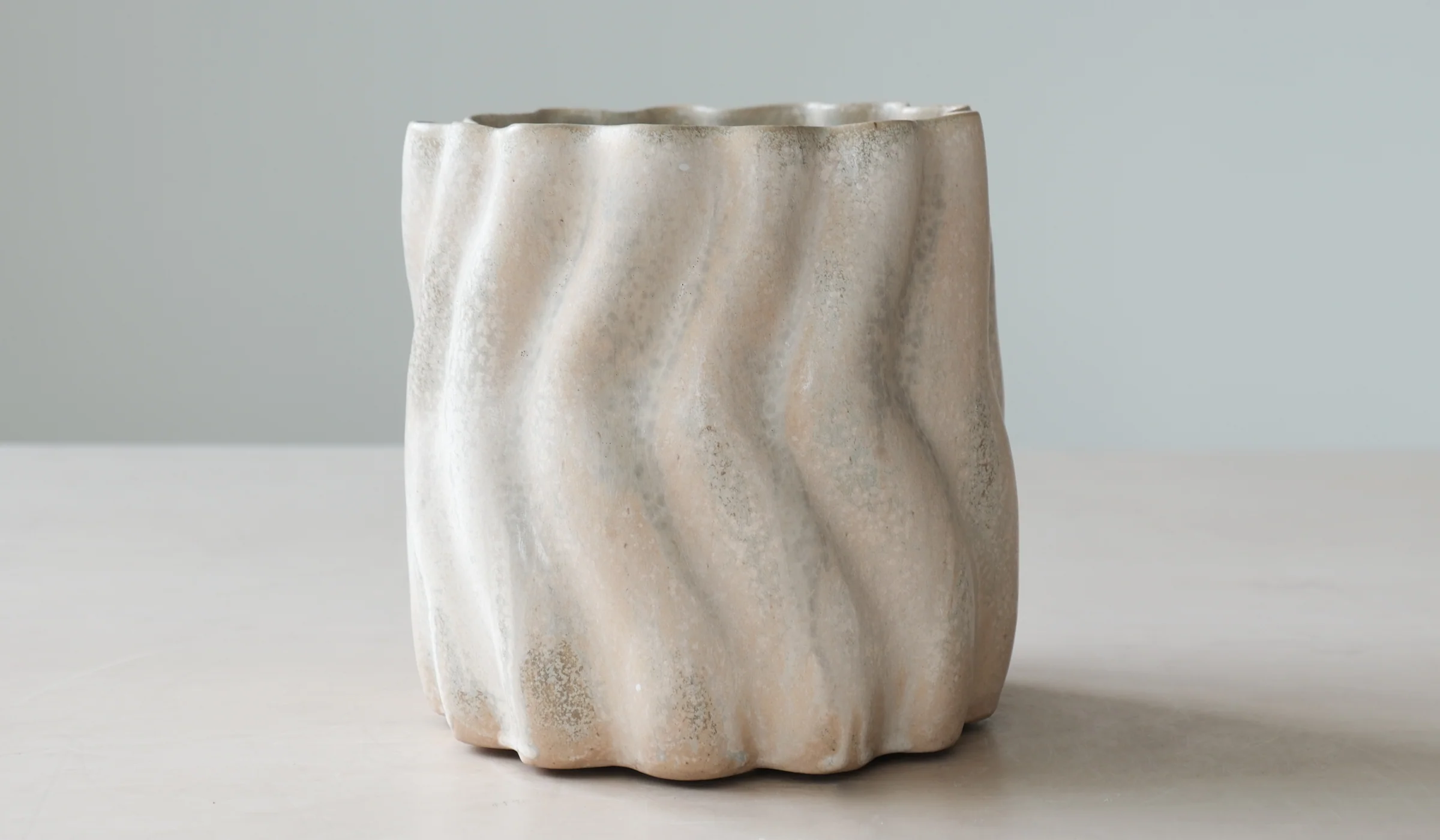 Clair Catillaz Field Ash Matte Ripple Vessel - Image 2