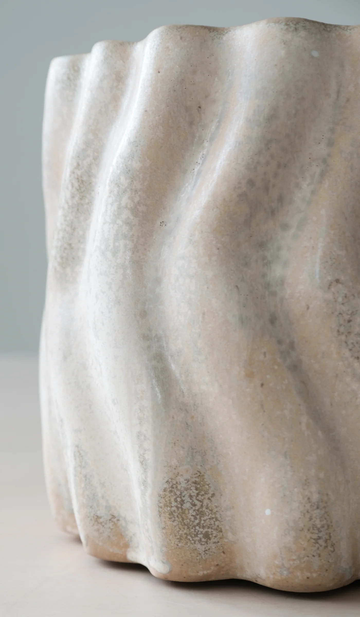 Clair Catillaz Field Ash Matte Ripple Vessel - Image 5