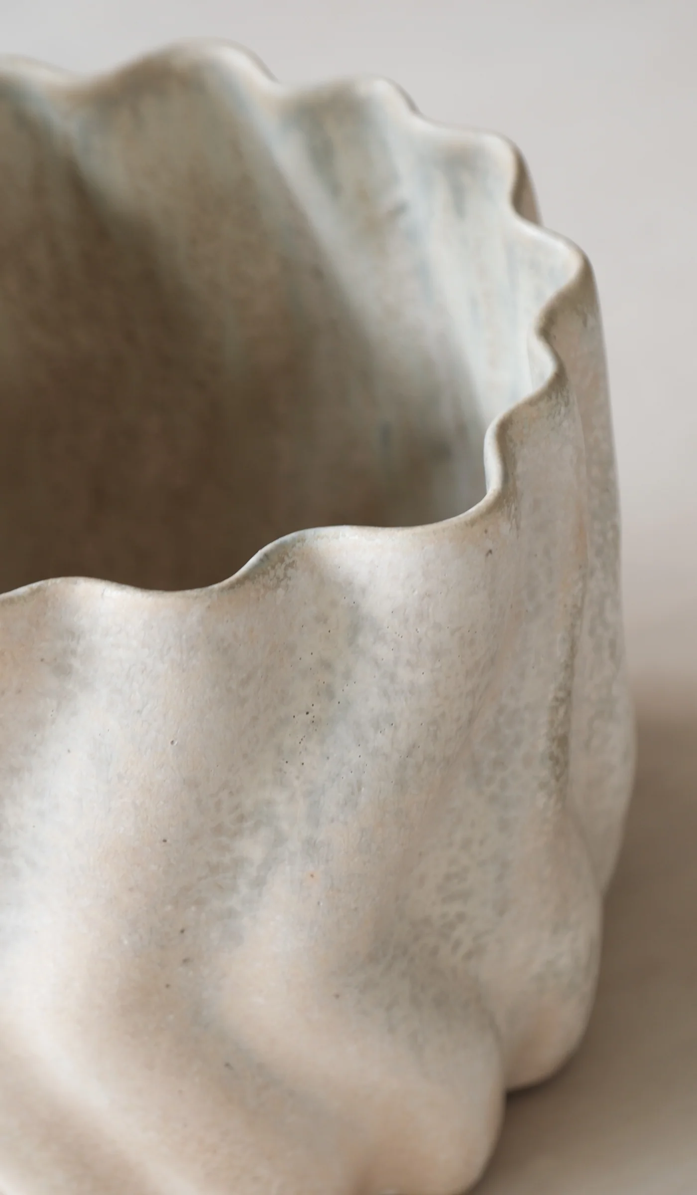 Clair Catillaz Field Ash Matte Ripple Vessel - Image 6