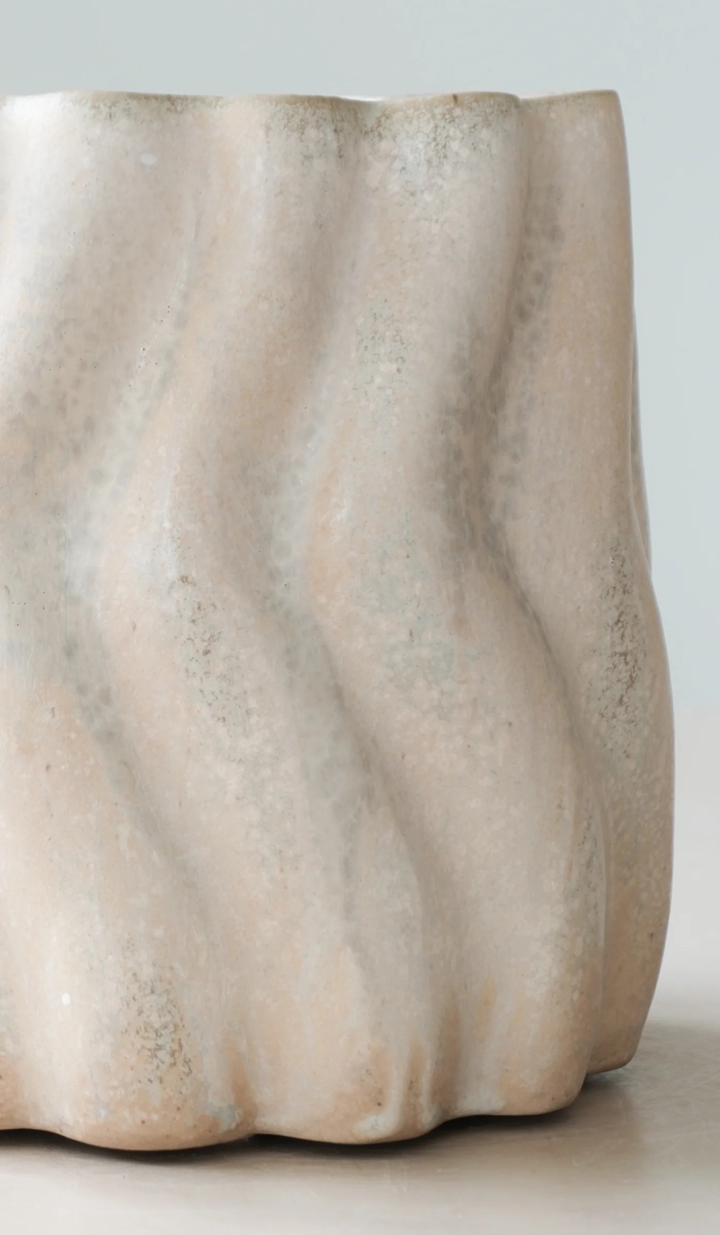 Clair Catillaz Field Ash Matte Ripple Vessel - Image 8