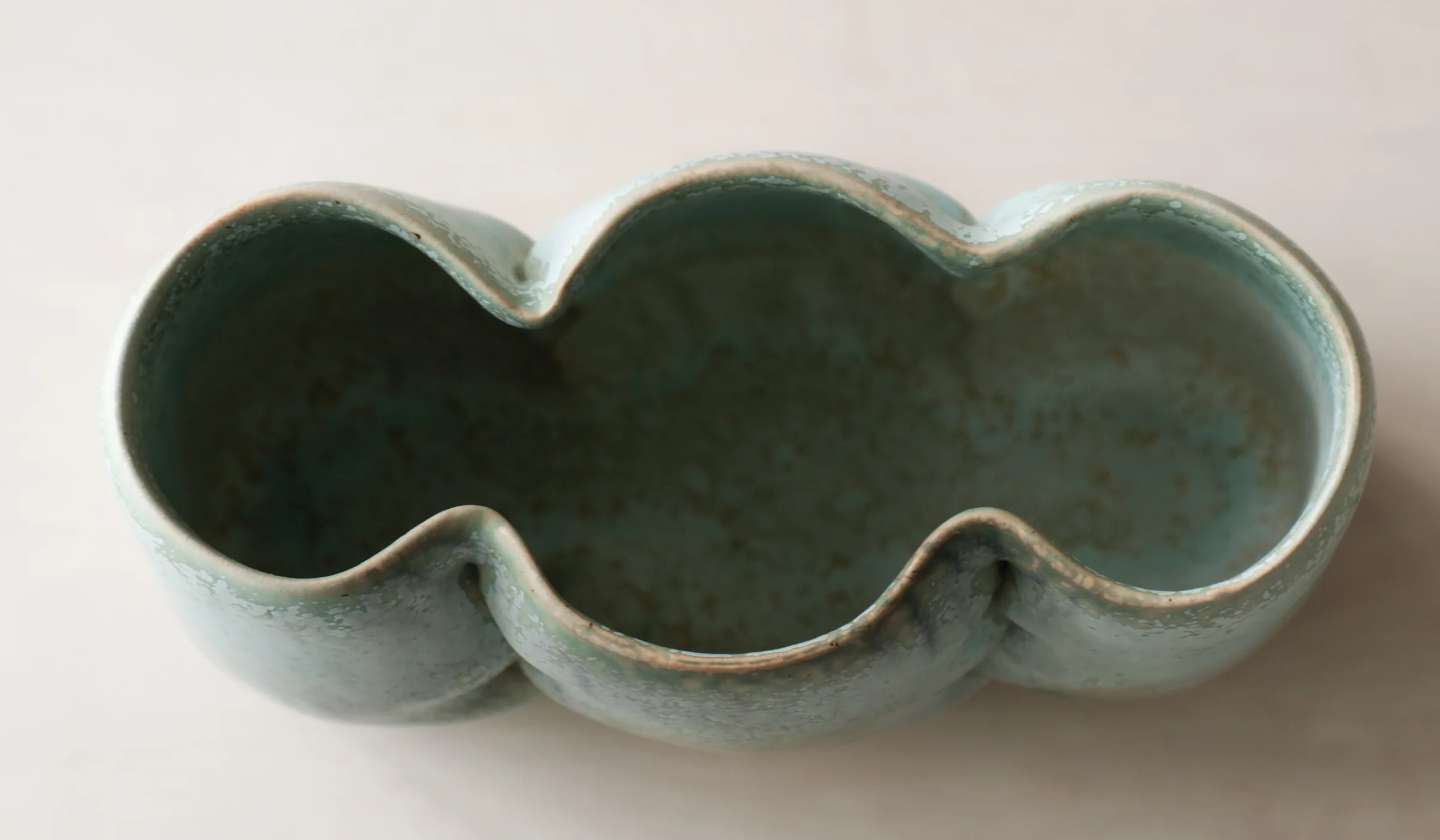 Clair Catillaz Long Copper Crystal Pinch Vessel - Image 11