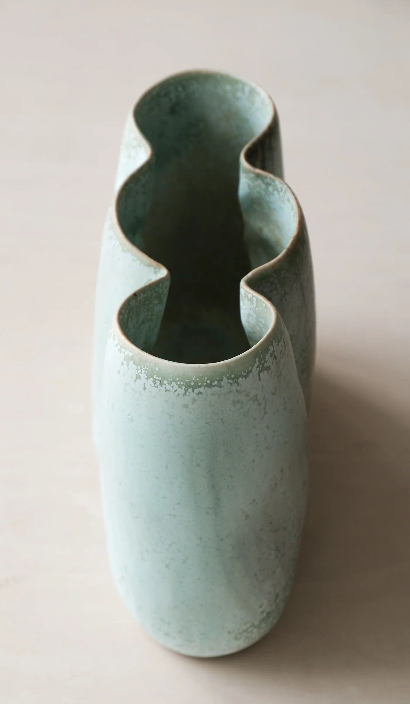 Clair Catillaz Long Copper Crystal Pinch Vessel - Image 6