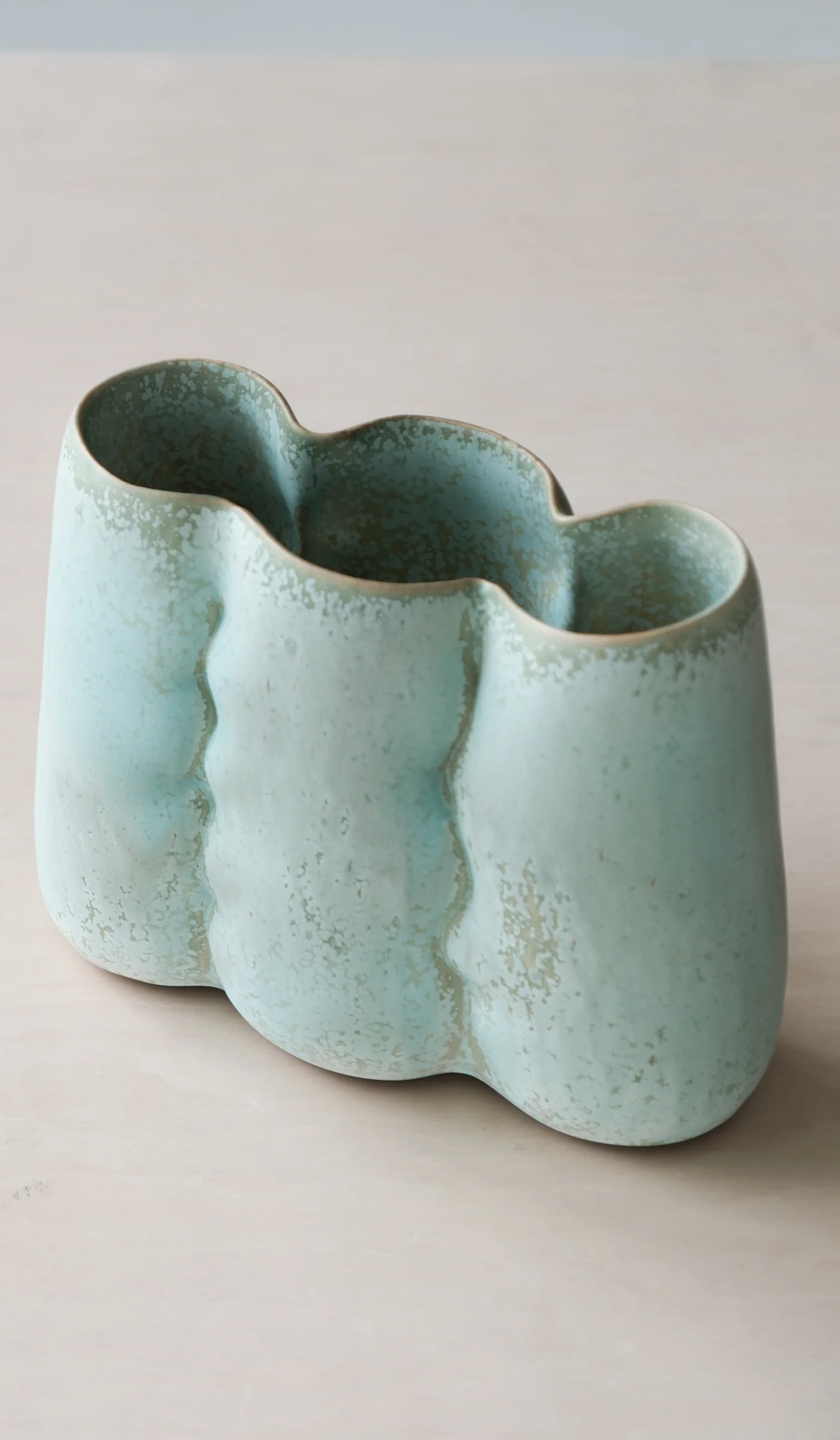 Clair Catillaz Long Copper Crystal Pinch Vessel - Image 9