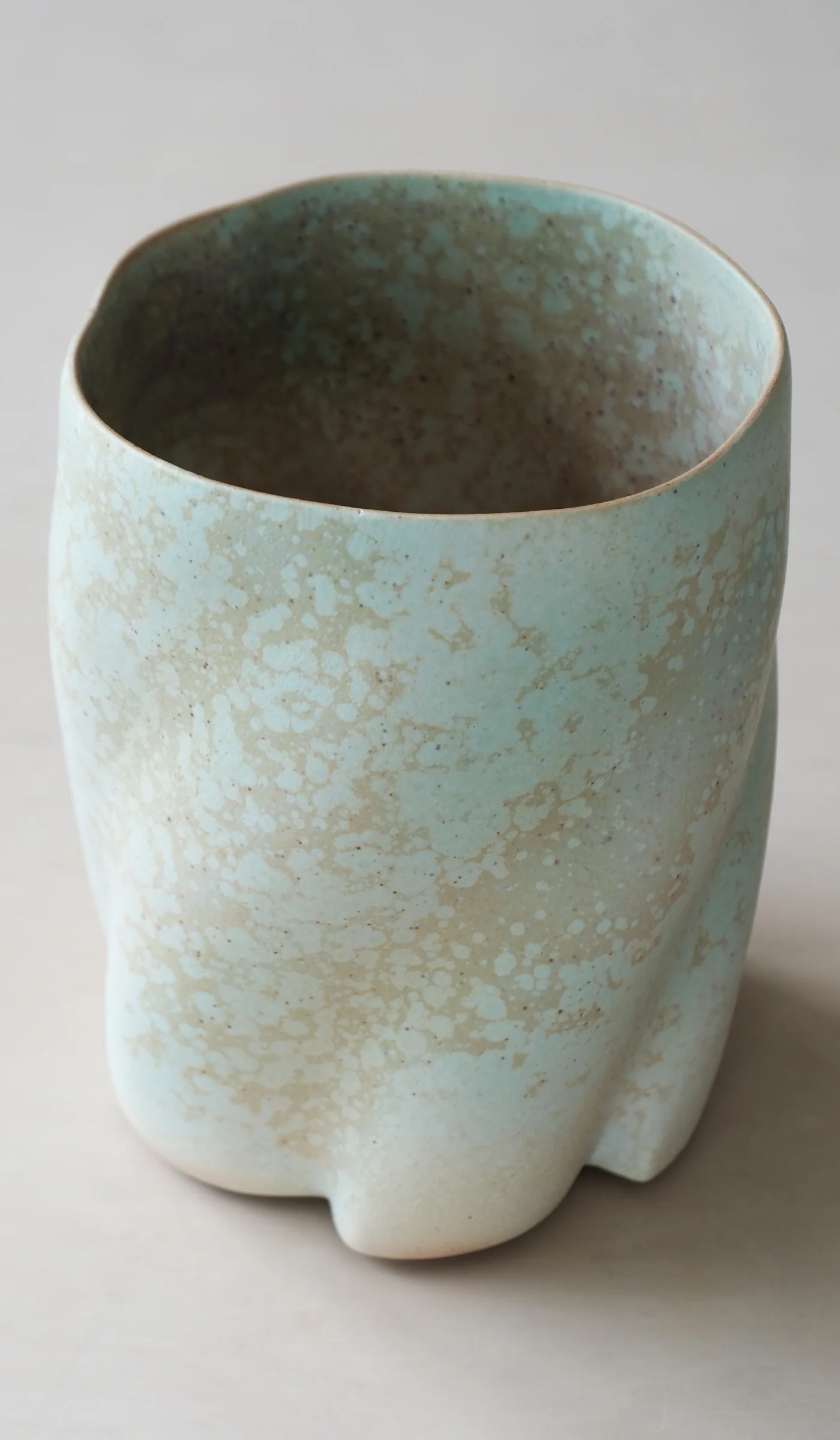 Clair Catillaz Matte Copper Crystal Twist Vessel - Image 8