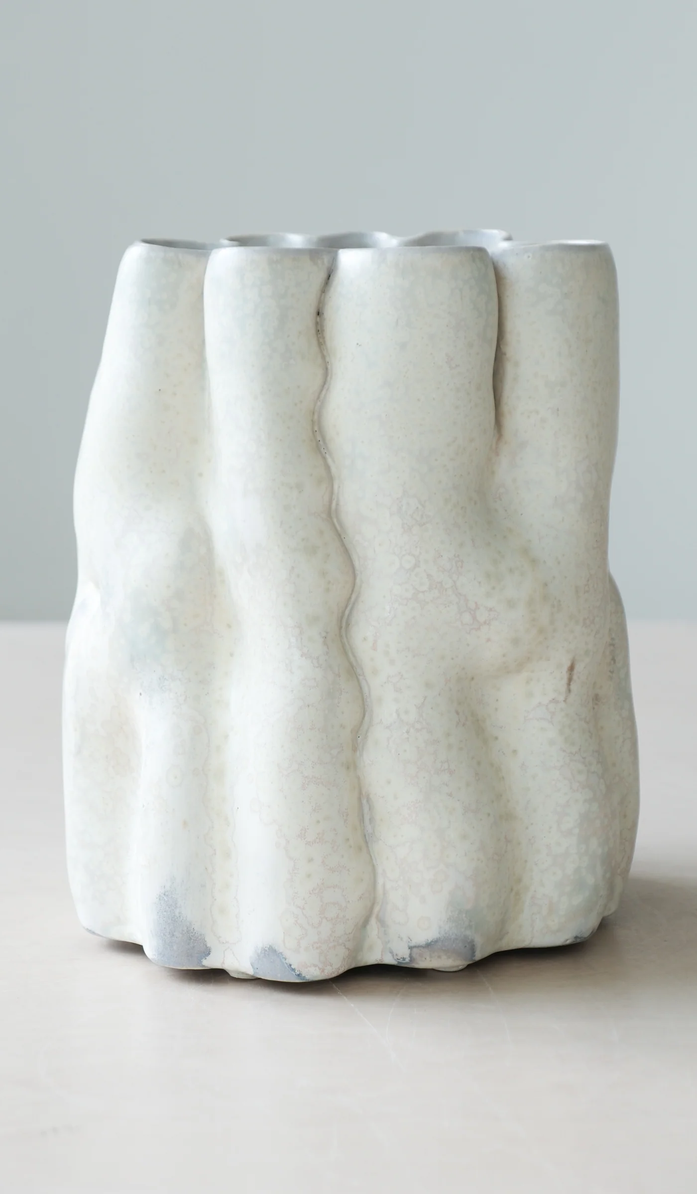 Clair Catillaz Pale Yellow Crystal Vessel - Image 3