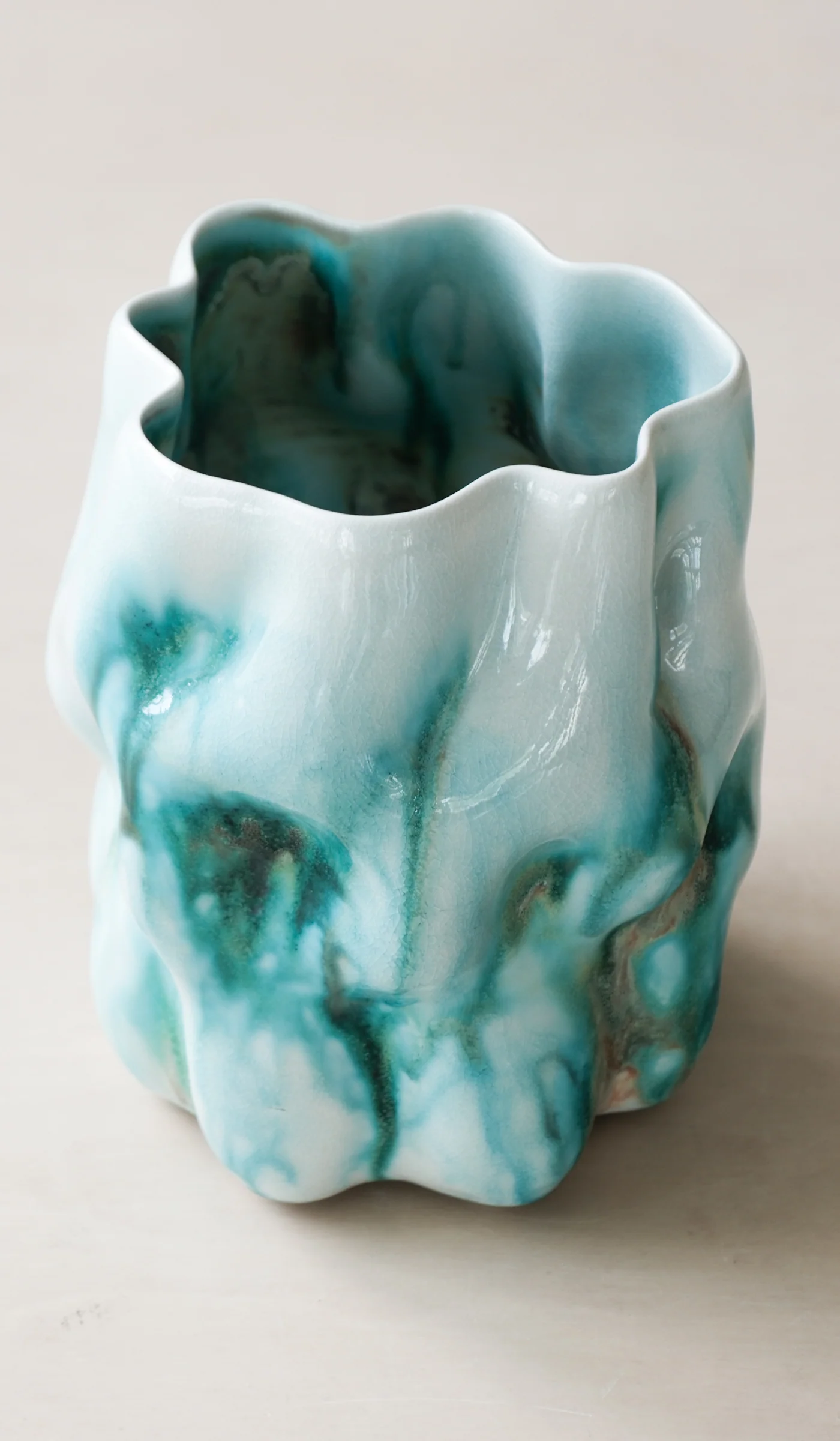 Clair Catillaz Saturated Copper Vessel - Image 11