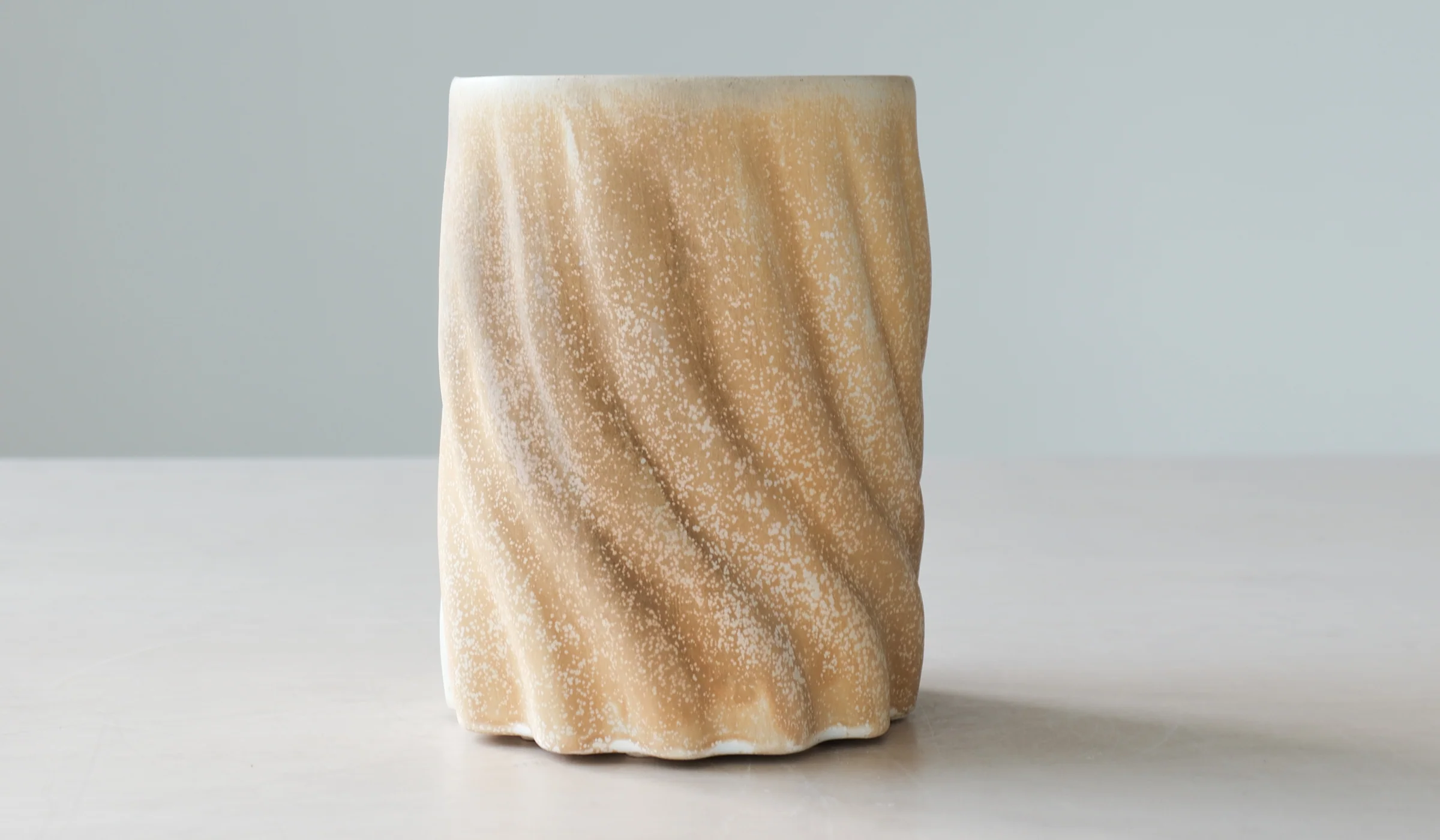 Clair Catillaz Strong Yellow Twist Vessel - Image 10