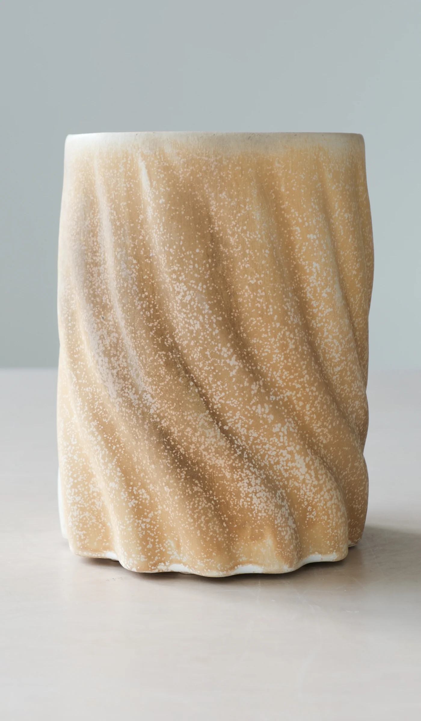 Clair Catillaz Strong Yellow Twist Vessel - Image 5