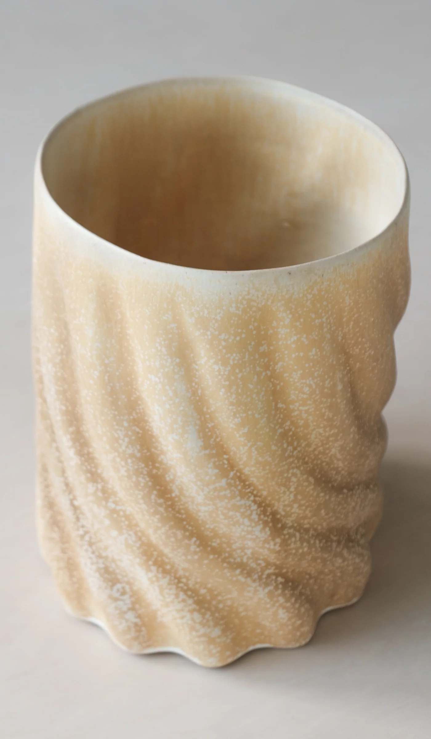 Clair Catillaz Strong Yellow Twist Vessel - Image 6