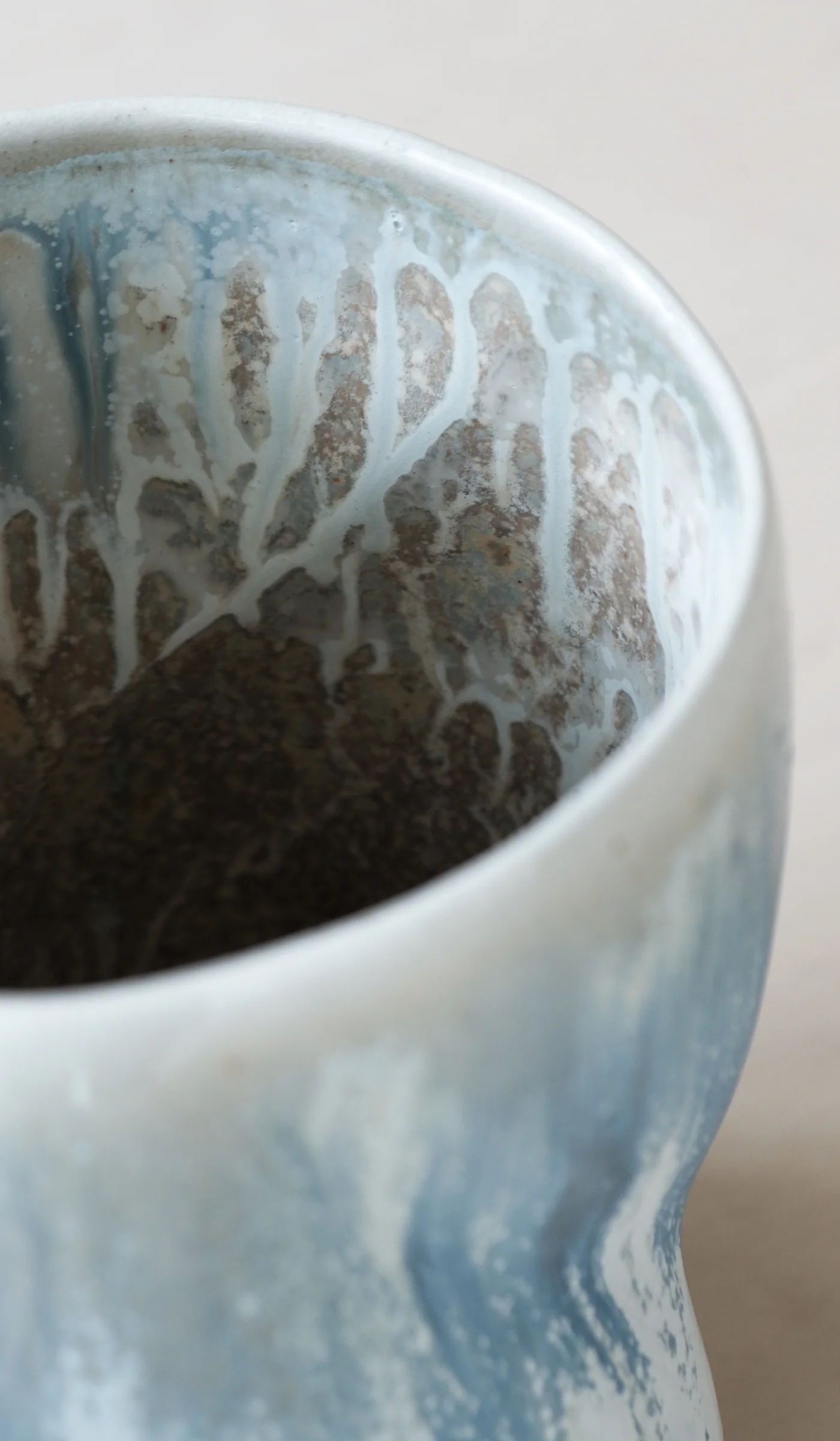Clair Catillaz Tri Twist Blue Ash Vessel - Image 6