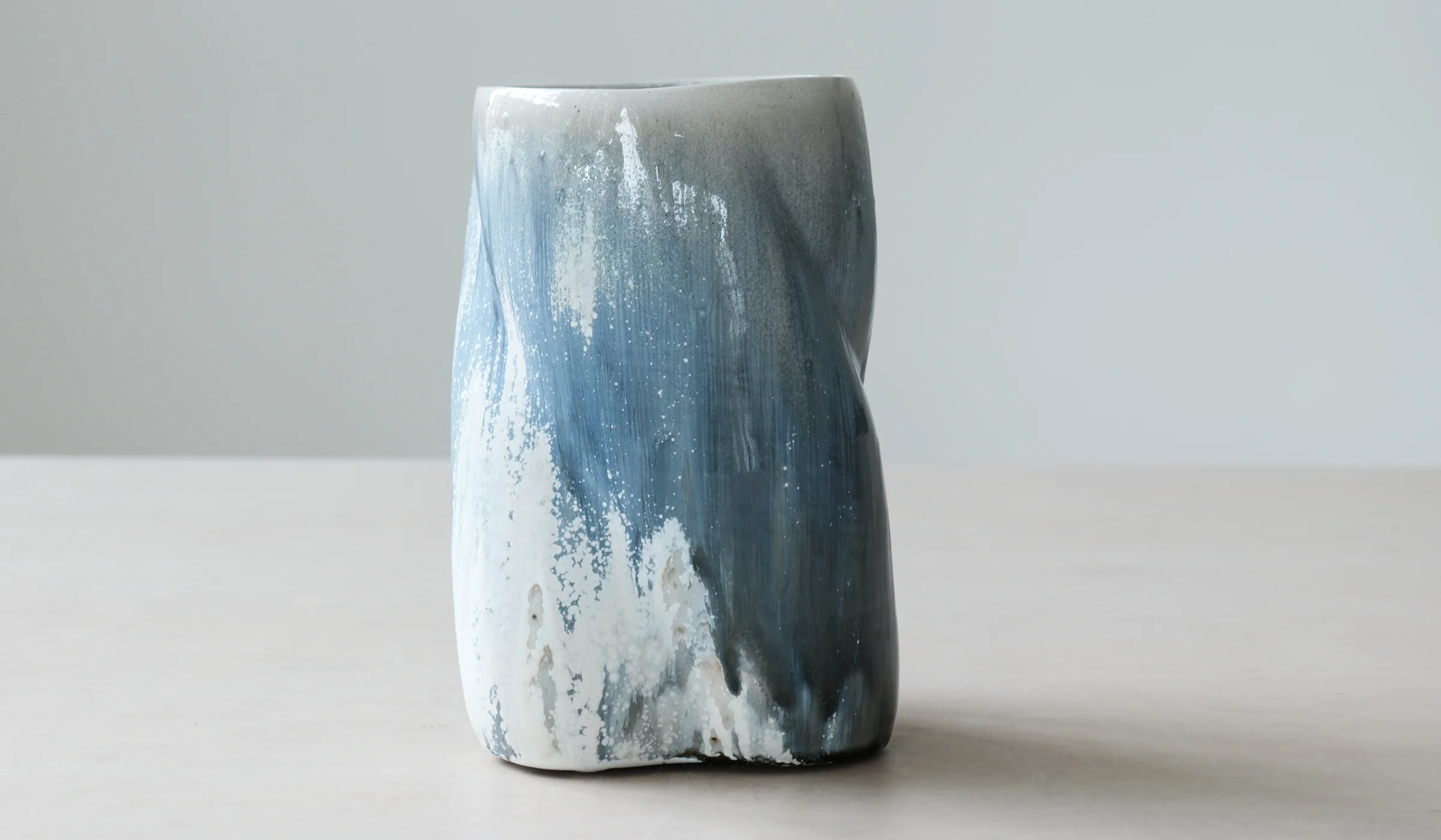 Clair Catillaz Tri Twist Blue Ash Vessel - Image 7