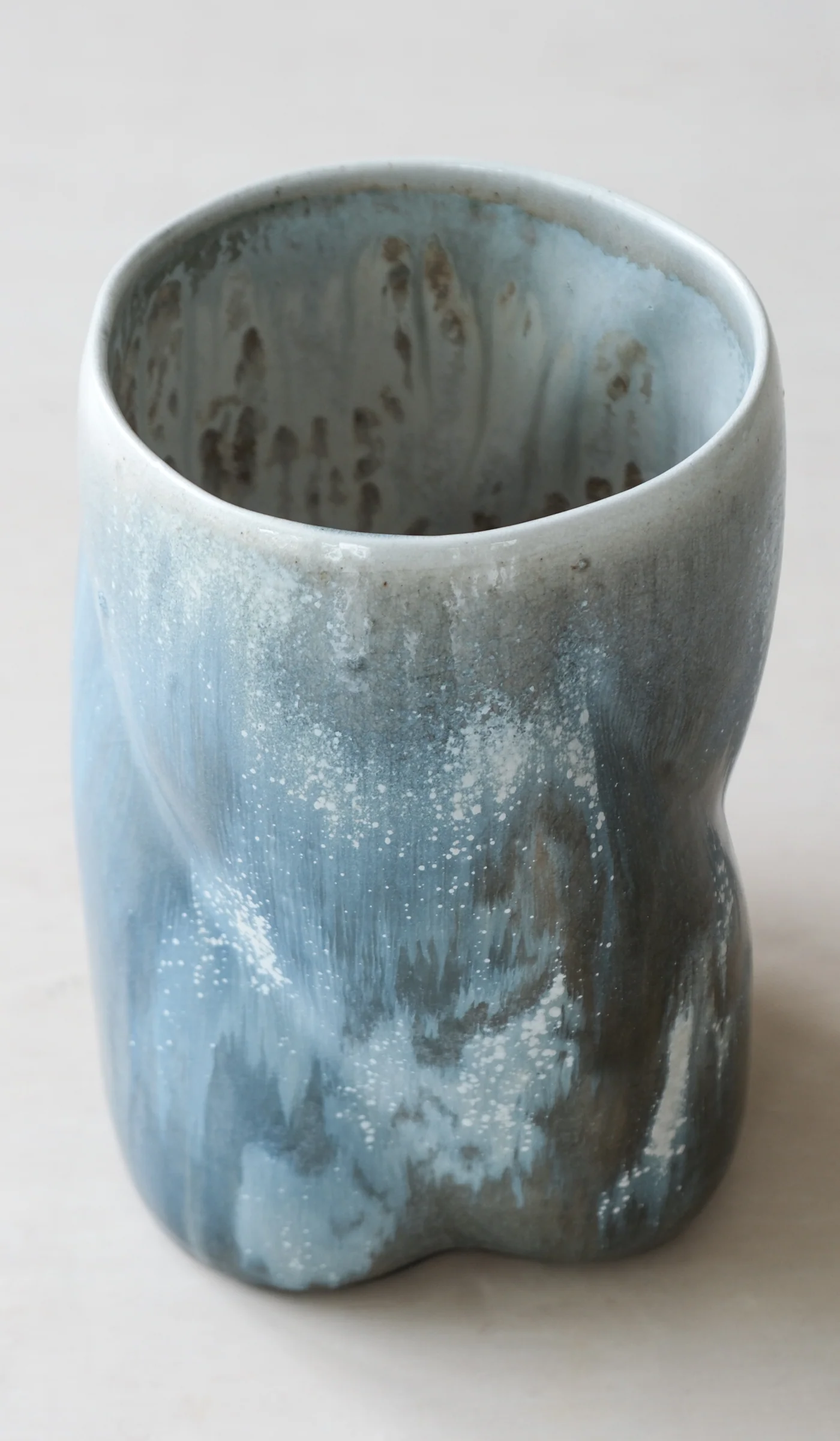 Clair Catillaz Tri Twist Blue Ash Vessel - Image 8
