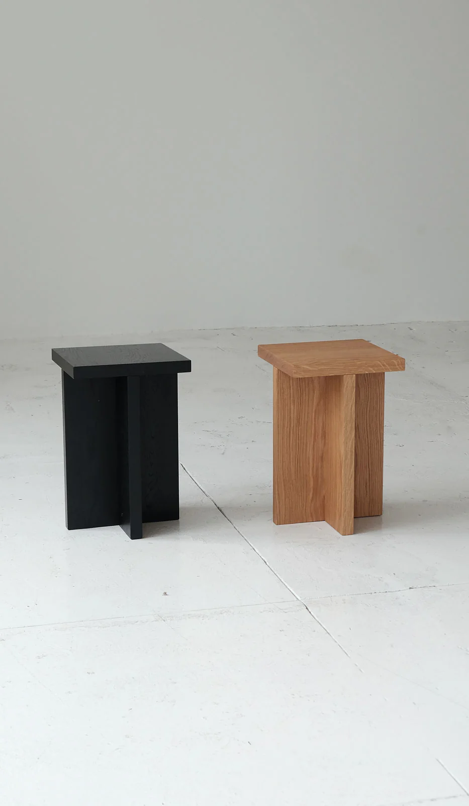 Material Square Foundation Stool / Side Table - Image 11