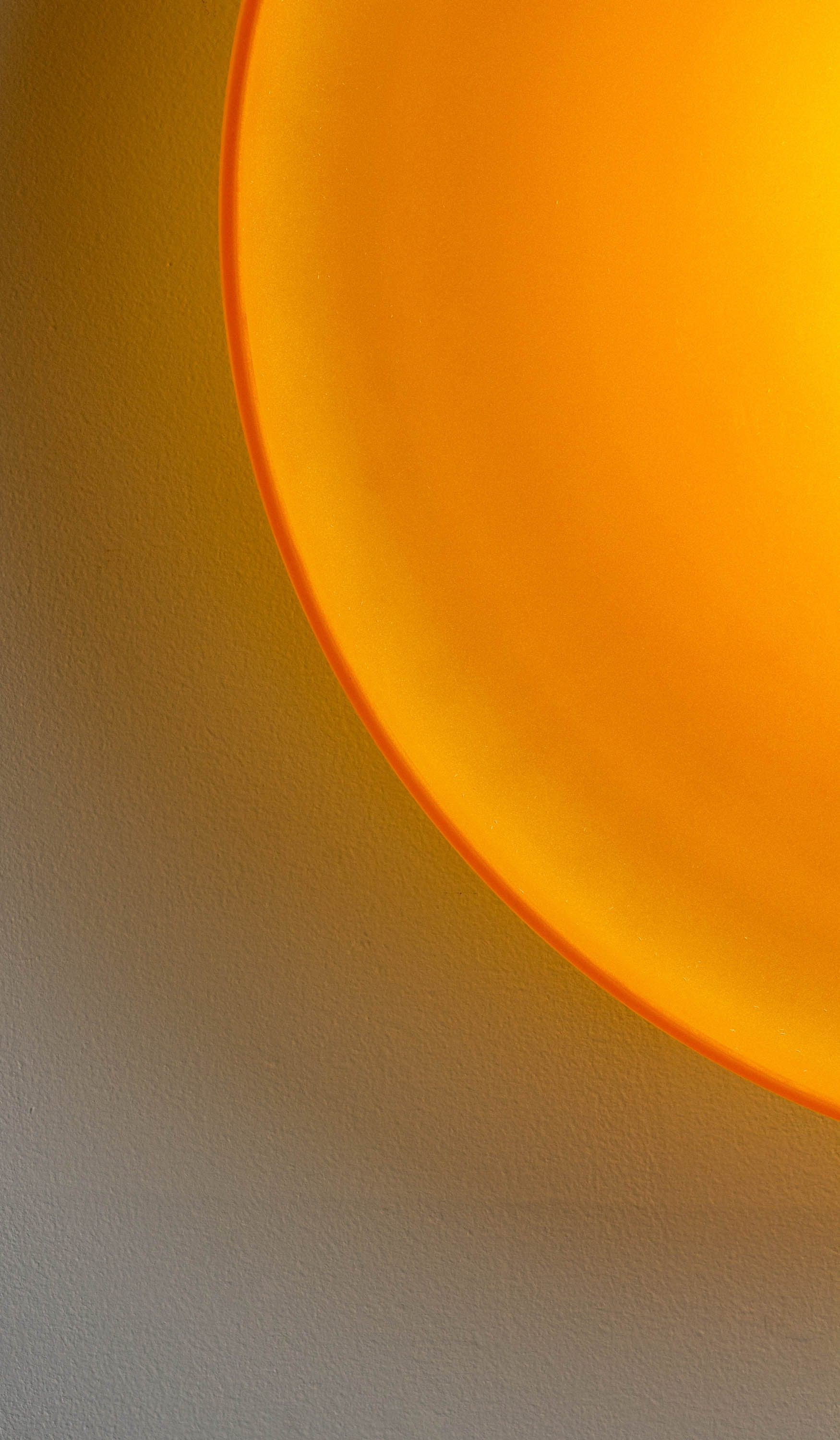 In Common With Sandblasted Amber Glass Disc Surface Mount - Image 11