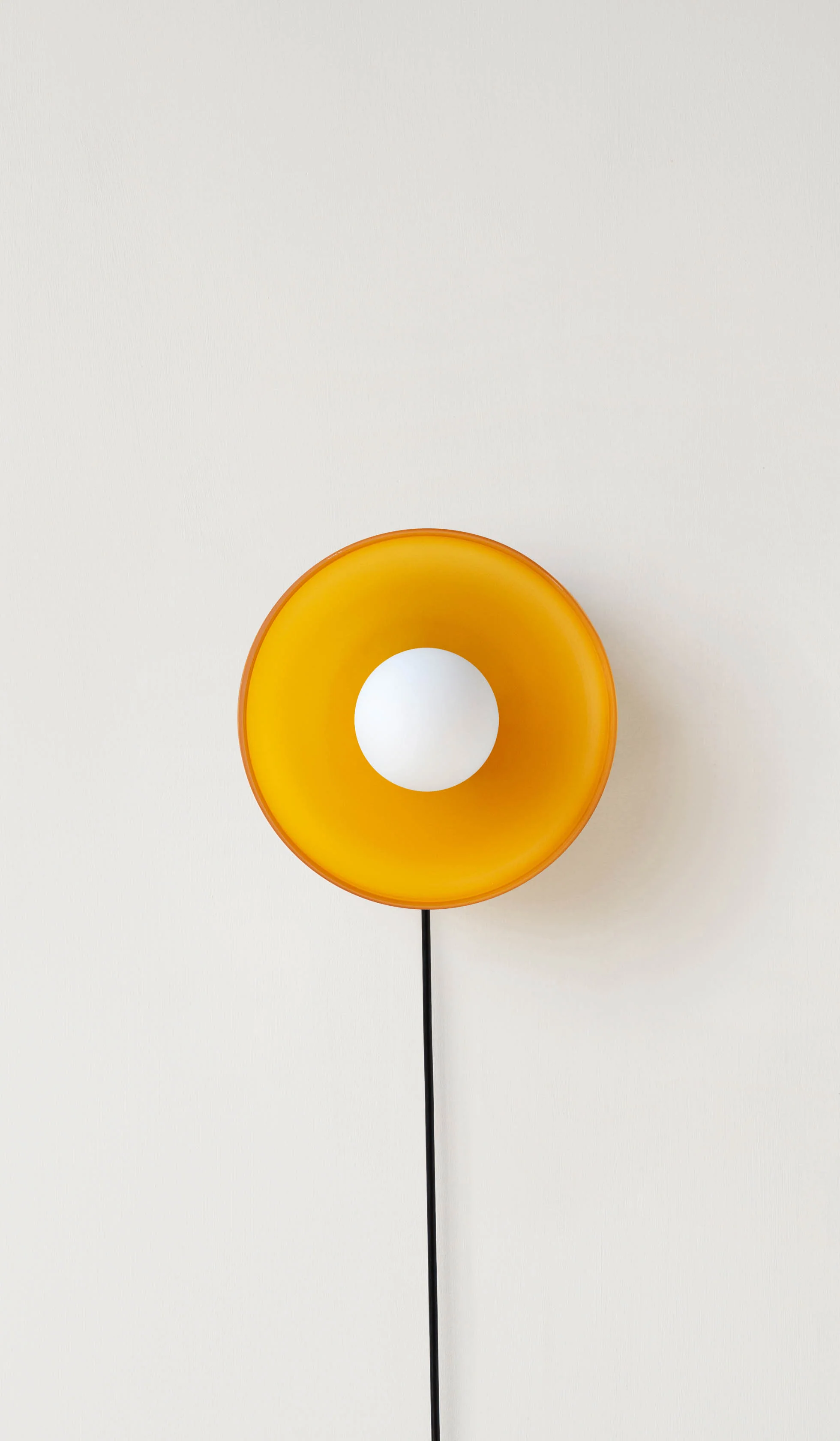 In Common With Sandblasted Amber Glass Disc Surface Mount - Image 26