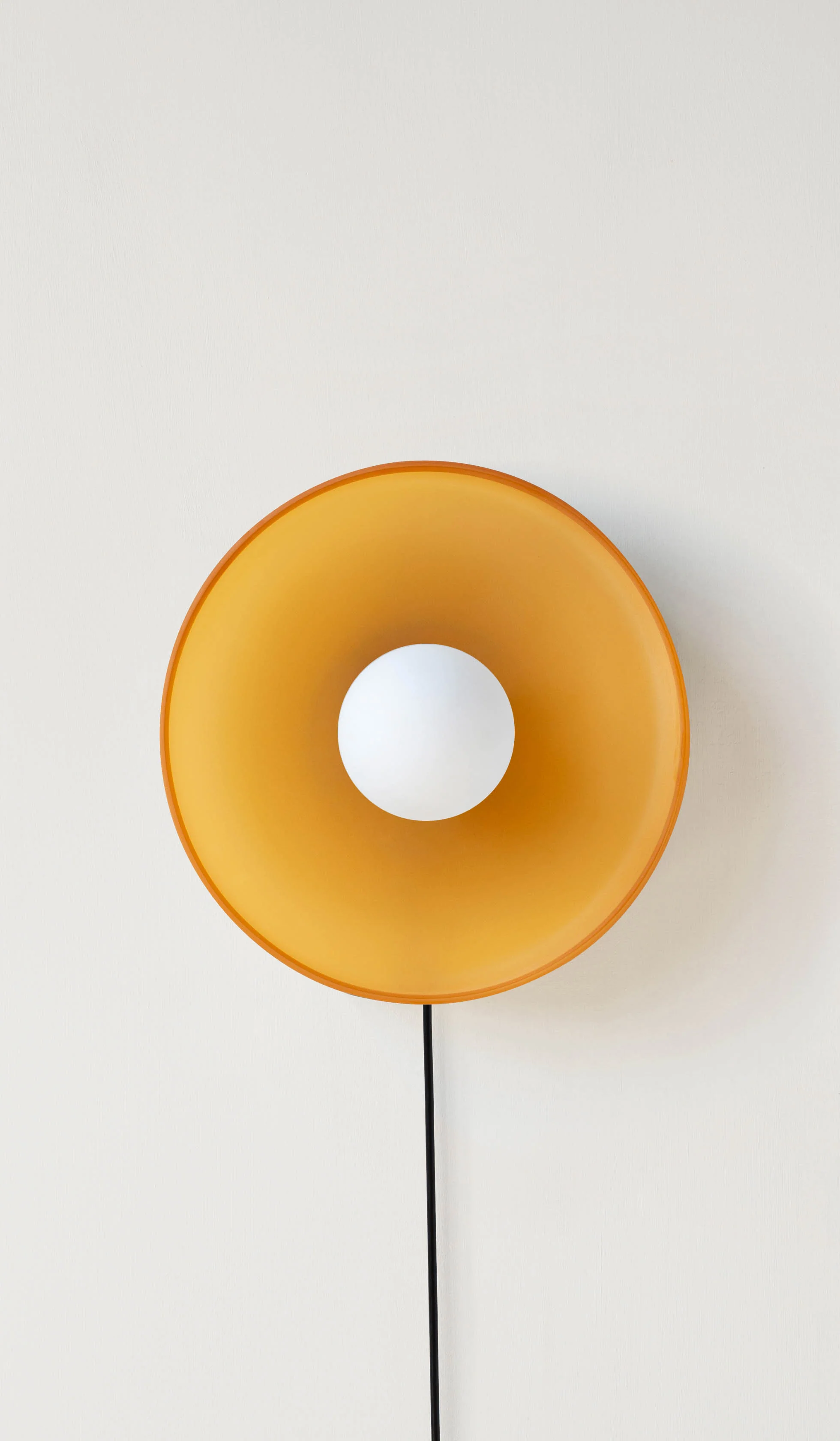 In Common With Sandblasted Amber Glass Disc Surface Mount - Image 27
