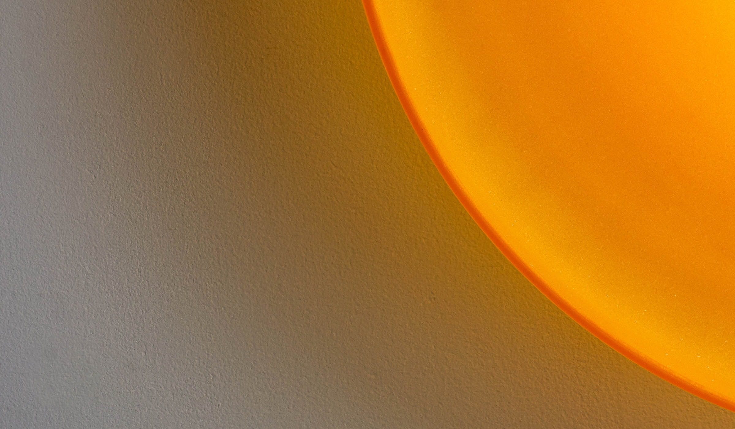 In Common With Sandblasted Amber Glass Disc Surface Mount - Image 7