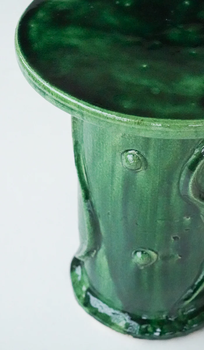Jordan McDonald Bottle Green Ceramic Side Table - Image 6