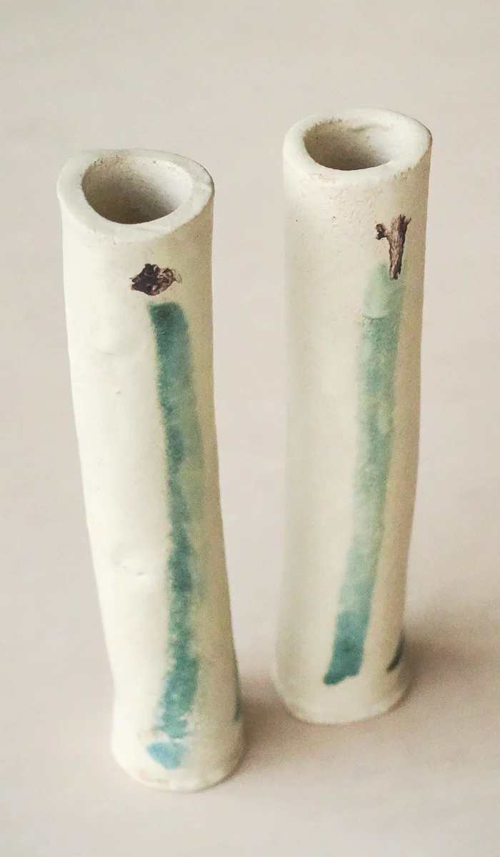 Jordan McDonald Pair of Cylinder Stem Vases - Image 5