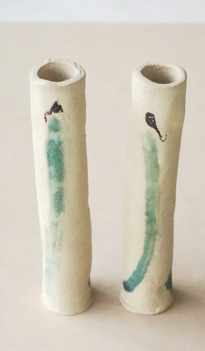 Jordan McDonald Pair of Cylinder Stem Vases - Image 6