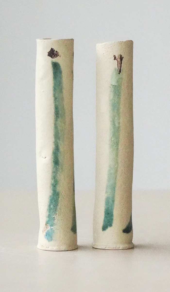 Jordan McDonald Pair of Cylinder Stem Vases - Image 9