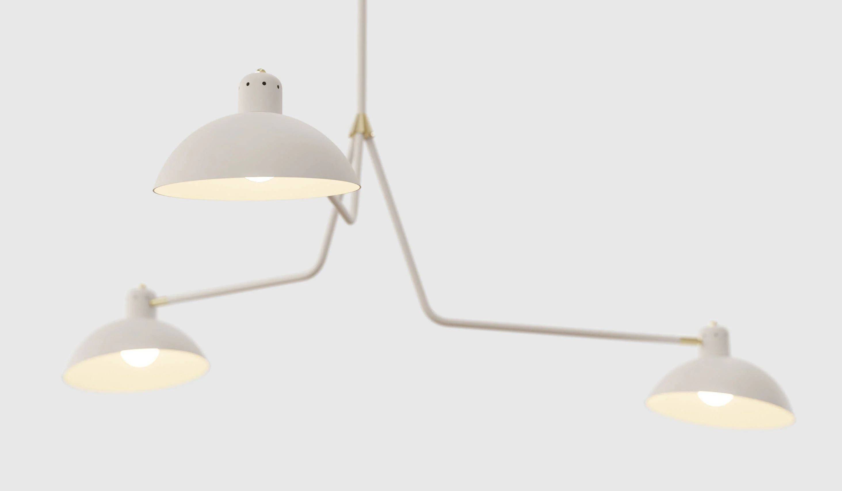 Lambert & Fils Waldorf 07 Suspension Triple Chandelier - Image 2