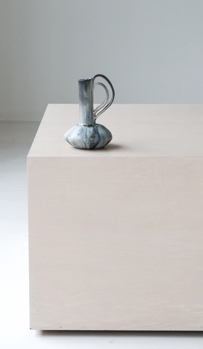 Mondays Soda Fired Bottle Vase with Handle - Image 14