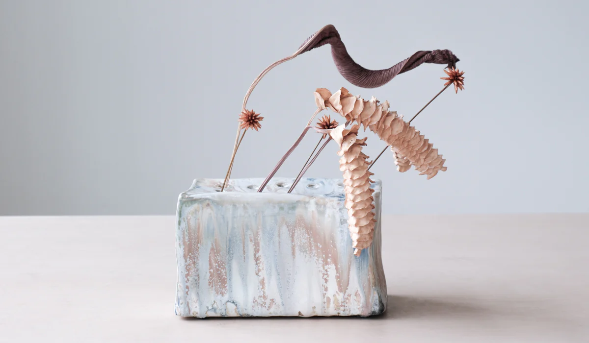 Mondays Soda Fired Brick Vase - Image 2