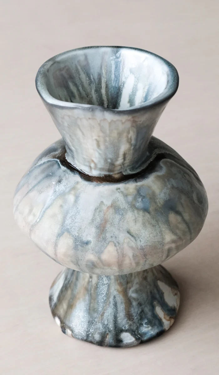 Mondays Soda Fired Bulge Vase No. 1 - Image 11