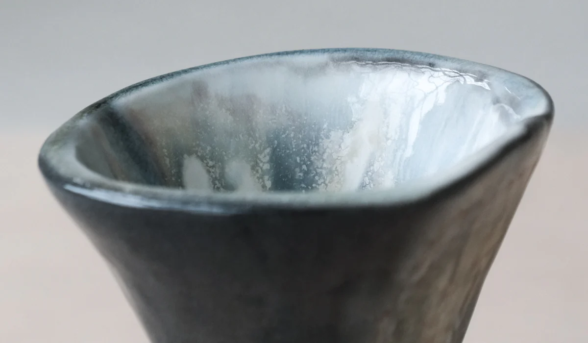 Mondays Soda Fired Bulge Vase No. 1 - Image 14