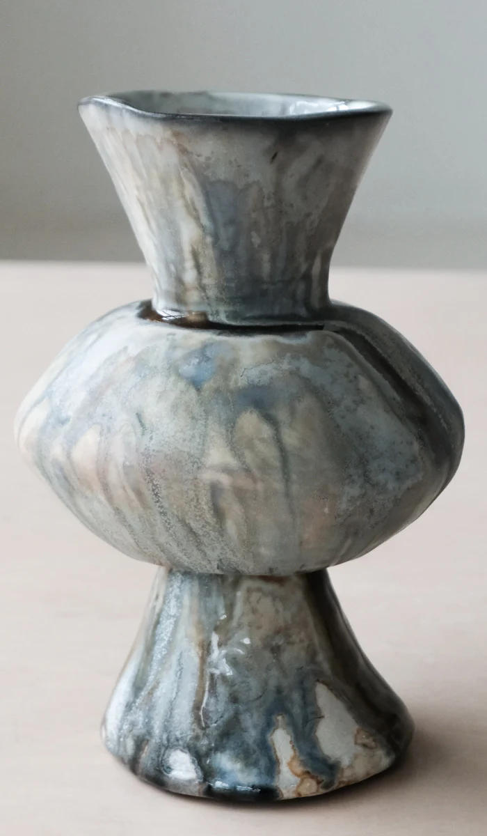Mondays Soda Fired Bulge Vase No. 1 - Image 15